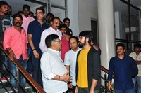 Chiranjeevi watching at Vijetha Movie